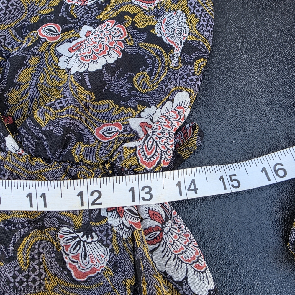 Mind Code Boho Paisley Long Sleeve Maxi Dress Size Small - Picture 8 of 8